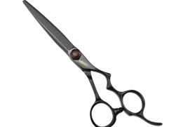 Above Shears Professional Hair Cutting Scissors Black Titanium X Black Shear